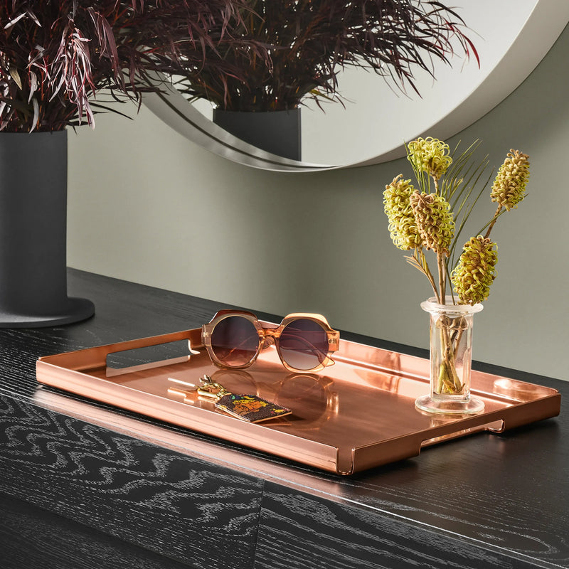 Billet Tray in Copper