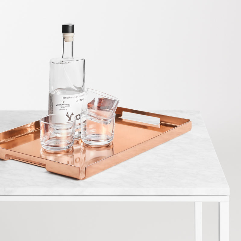 Billet Tray in Copper - Angle 2