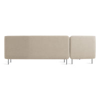 Bloke Sofa with Chaise in Tait Stone - Angle 7