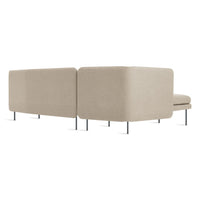 Bloke Sofa with Chaise in Tait Stone - Angle 6
