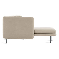 Bloke Sofa with Chaise in Tait Stone - Angle 4