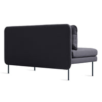 Bloke 60" Armless Sofa in Rostenkowski Blue - Angle 4