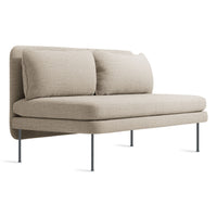 Bloke 60&quot; Armless Sofa en Tait Stone - ángulo 2