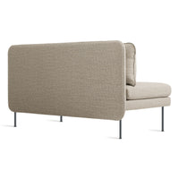 Bloke 60&quot; Armless Sofa en Tait Stone - ángulo 4