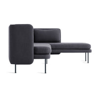 Bloke Sofa with Chaise in Rostenkowski Blue - Angle 4