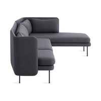 Bloke Sofa with Chaise in Rostenkowski Blue - Angle 5