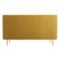 Bloke 60&quot; Sofa in Ochre Velvet - Angle 7