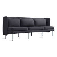 Bloke 95&quot; Sofa in Rostenkowski Blue - Angle 2