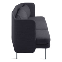 Bloke 95&quot; Sofa in Rostenkowski Blue - Angle 5