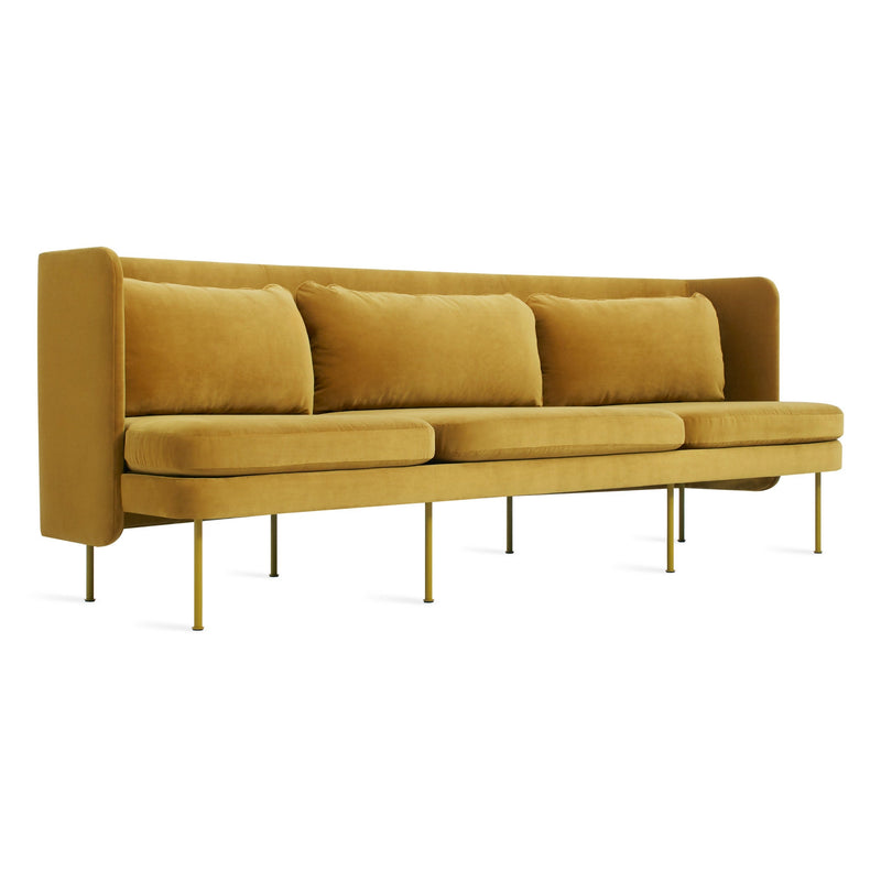 Bloke 95" Sofa in Ochre Velvet