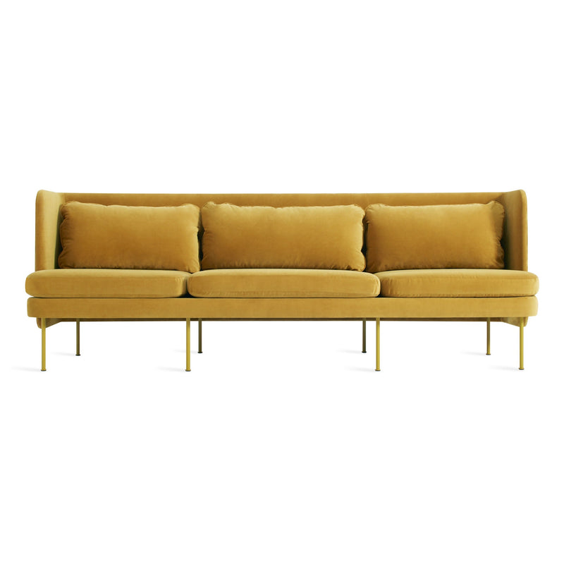 Bloke 95" Sofa in Ochre Velvet