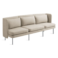 Bloke 95&quot; Sofa in Tait Stone - Angle 3