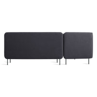 Bloke Armless Sofa with Chaise in Rostenkowski Blue - Angle 7