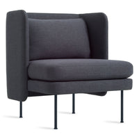 Bloke Lounge Chair in Rostenkowski Blue - Angle 2