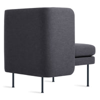 Bloke Lounge Chair in Rostenkowski Blue - Angle 5