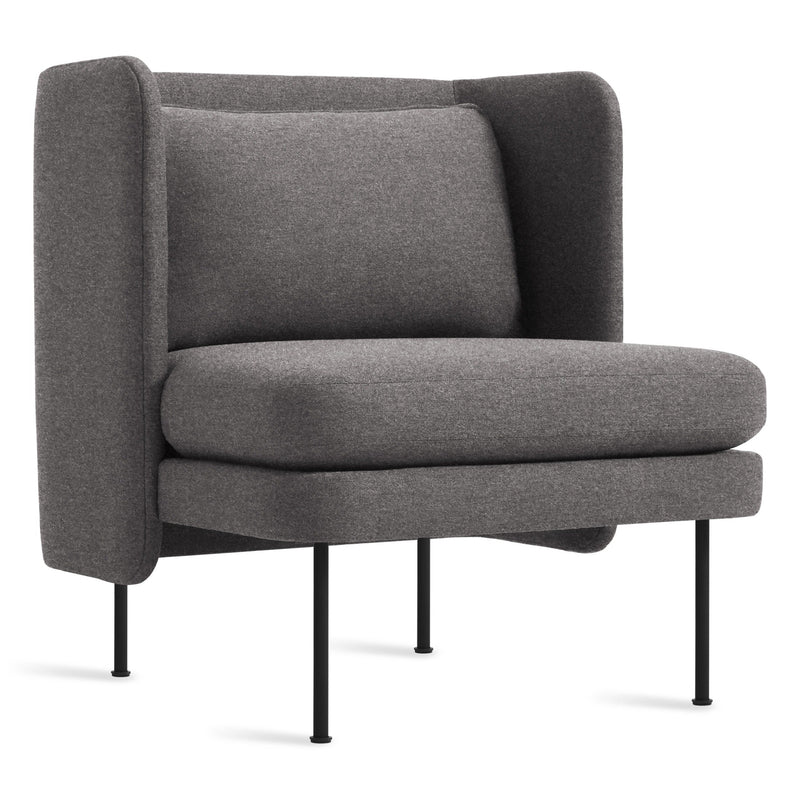 Bloke Lounge Chair in Gabro Grey