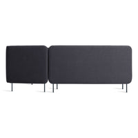 Bloke Armless Sofa with Chaise in Rostenkowski Blue - Angle 7