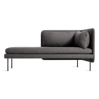 Bloke Chaise in Gabro Grey - Angle 1