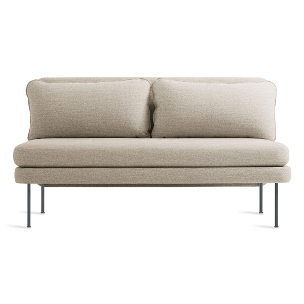 Bloke 60&quot; Armless Sofa en Tait Stone - ángulo 1
