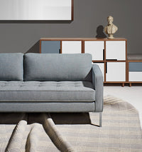 Paramount Sofa en Libby Charcoal - ángulo 8