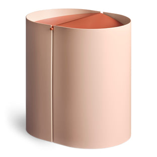 Binwell Wastebasket in Blush - Angle 1