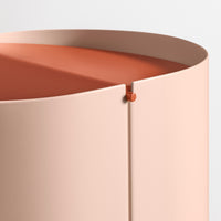 Binwell Wastebasket in Blush - Angle 7
