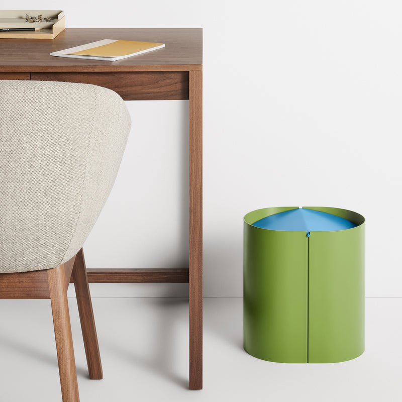 Binwell Wastebasket in Grasshopper - Angle 2