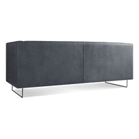 Bonnie 72&quot; Sofa in Ink Leather - Angle 6