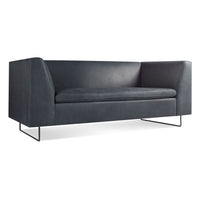 Bonnie 72&quot; Sofa in Ink Leather - Angle 4