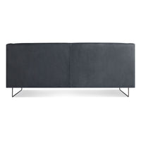 Bonnie 72&quot; Sofa in Ink Leather - Angle 7