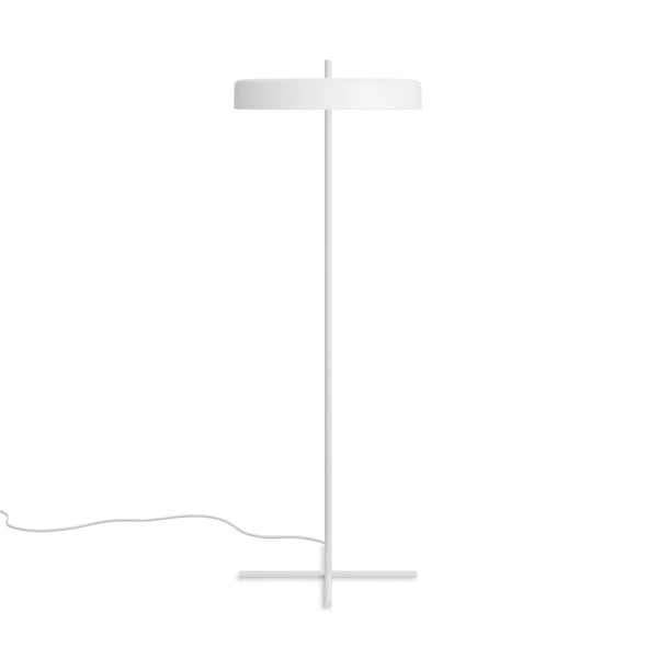 Bobber Floor Lamp in White - Angle 1