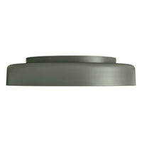 Bobber Large Flush Mount Light in Grey Green - Angle 4