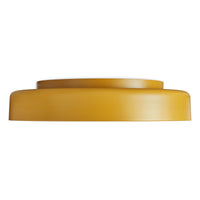 Bobber Large Flush Mount Light in Mustard - Angle 4