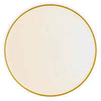 Bobber Large Flush Mount Light in Mustard - Angle 7