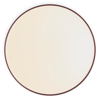 Bobber Large Flush Mount Light in Oxblood - Angle 7