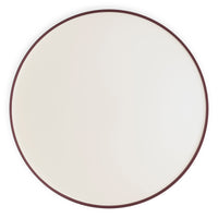 Bobber Large Flush Mount Light in Oxblood - Angle 6