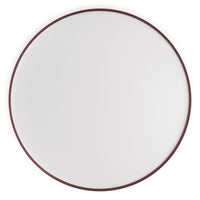 Bobber Large Flush Mount Light in Oxblood - Angle 5