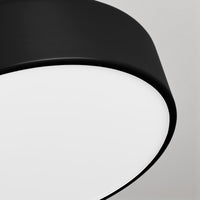 Bobber Small Flush Mount Light in Black - Angle 8