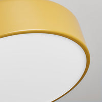 Bobber Small Flush Mount Light in Mustard - Angle 8