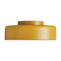 Bobber Small Flush Mount Light in Mustard - Angle 4