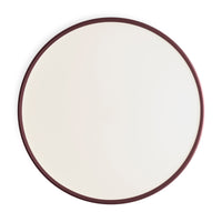 Bobber Small Flush Mount Light in Oxblood - Angle 6