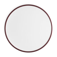 Bobber Small Flush Mount Light in Oxblood - Angle 5