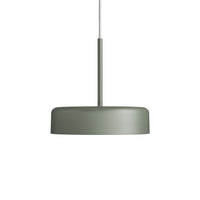Bobber Small Pendant Light in Grey Green - Angle 1