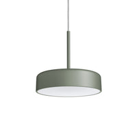 Bobber Small Pendant Light in Grey Green - Angle 3