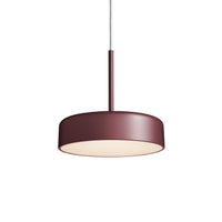 Bobber Small Pendant Light in Oxblood - Angle 4