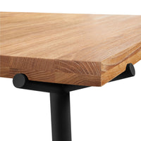 Branch Dining Table in Oak / Black - Angle 8