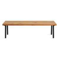 Branch Bench in Oak / Black - Angle 2