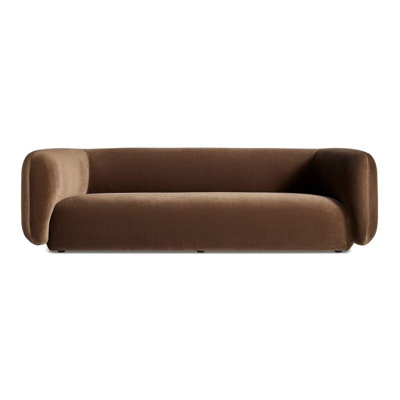 Bustle 101" Sofa in Coffee Velvet