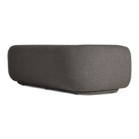 Bustle 101" Sofa in Kelso Charcoal - Angle 5