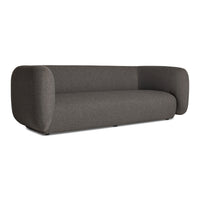 Bustle 101" Sofa in Kelso Charcoal - Angle 3